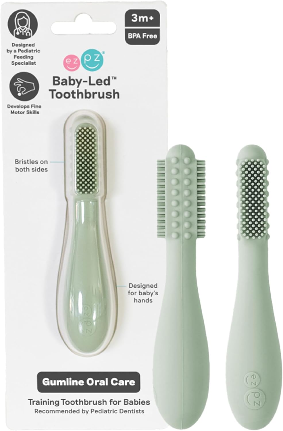 Baby-Led™ Toothbrush in Sage