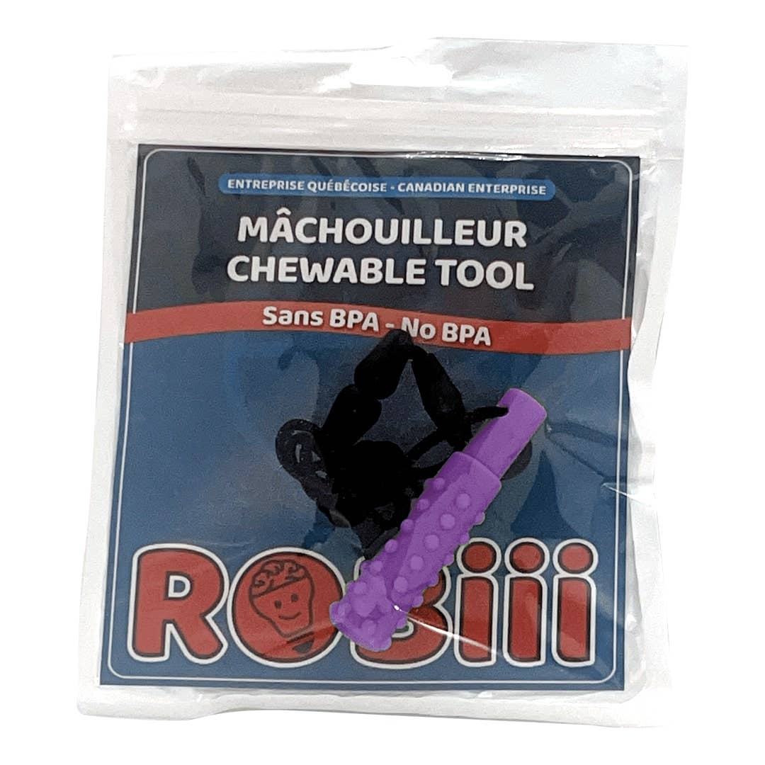 Chewable Textured Cylinder Necklace