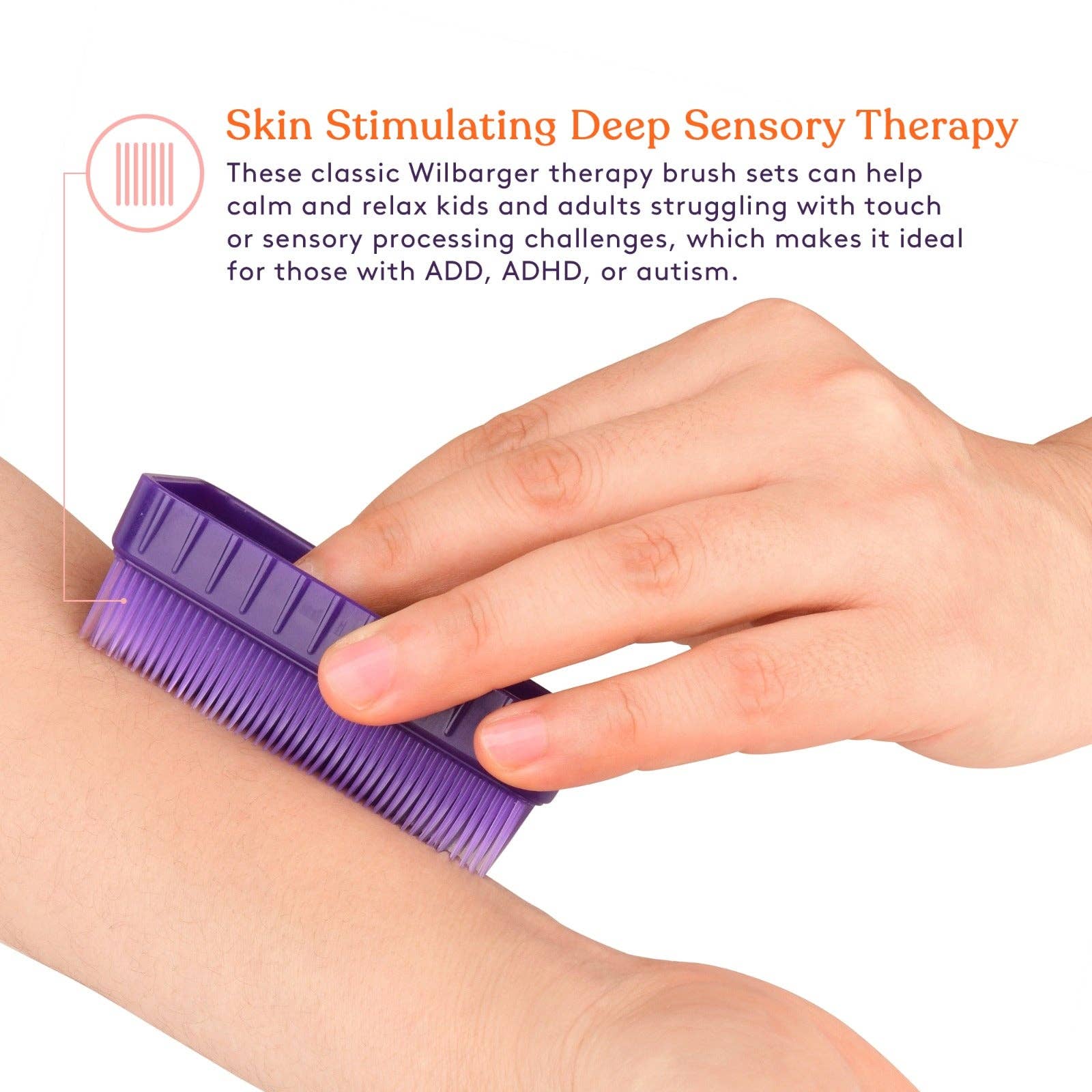 Special Supplies Therapressure Therapy Brush for Occupational and Sensory Brushing
