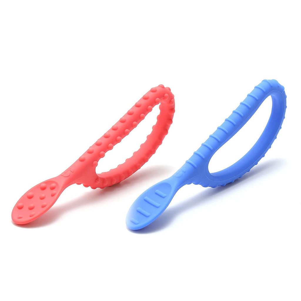 Special Supplies Duo Spoon Loops Oral Motor Therapy Tools, 2 Pack